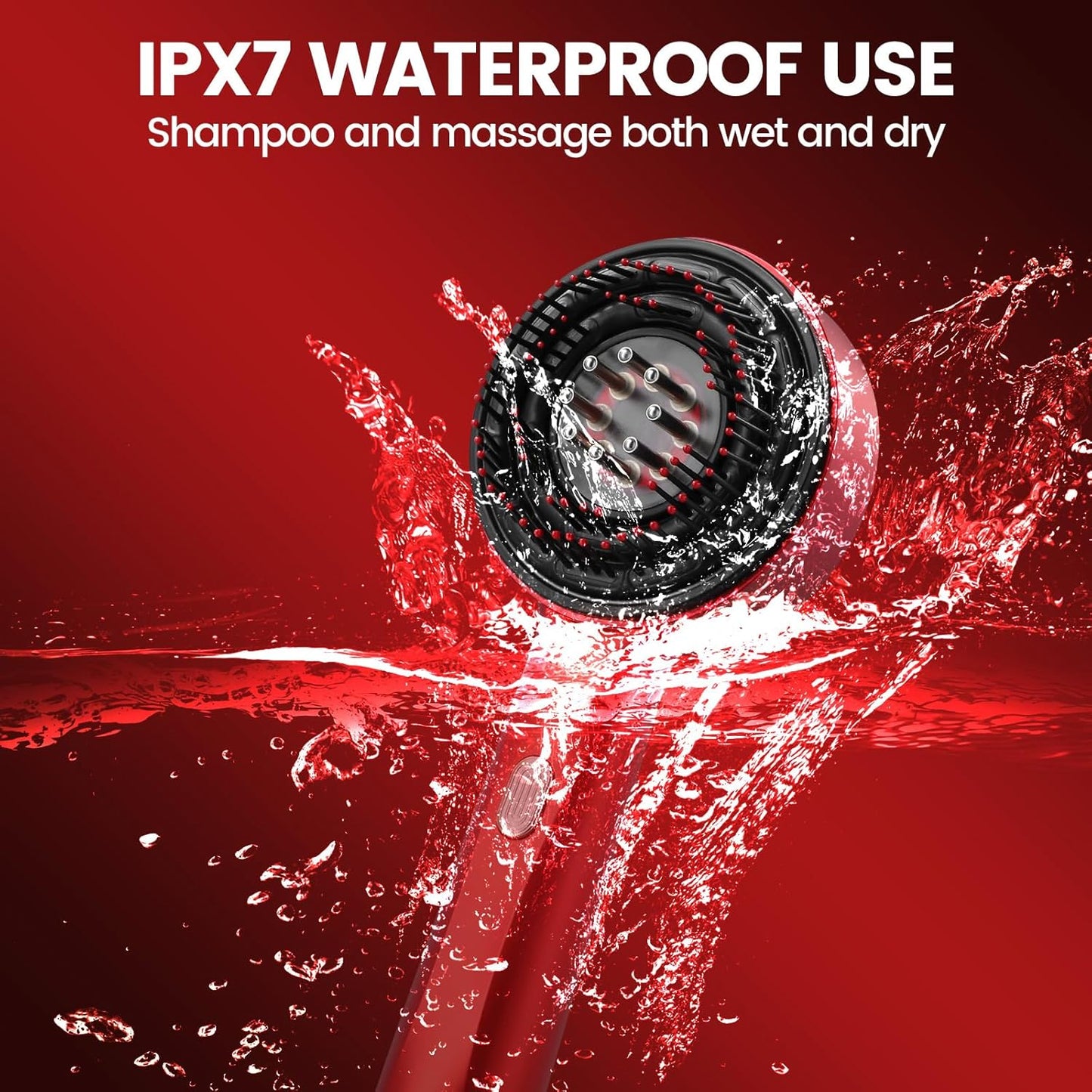 Електрическа масажна четка за скалп и коса