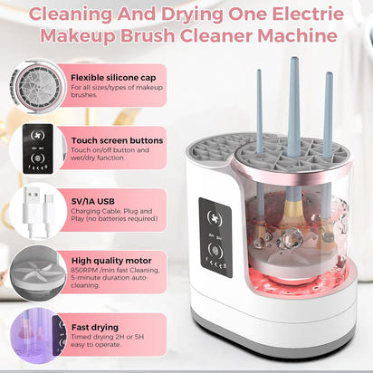 3 in 1 Electric Makeup Brush Cleaner