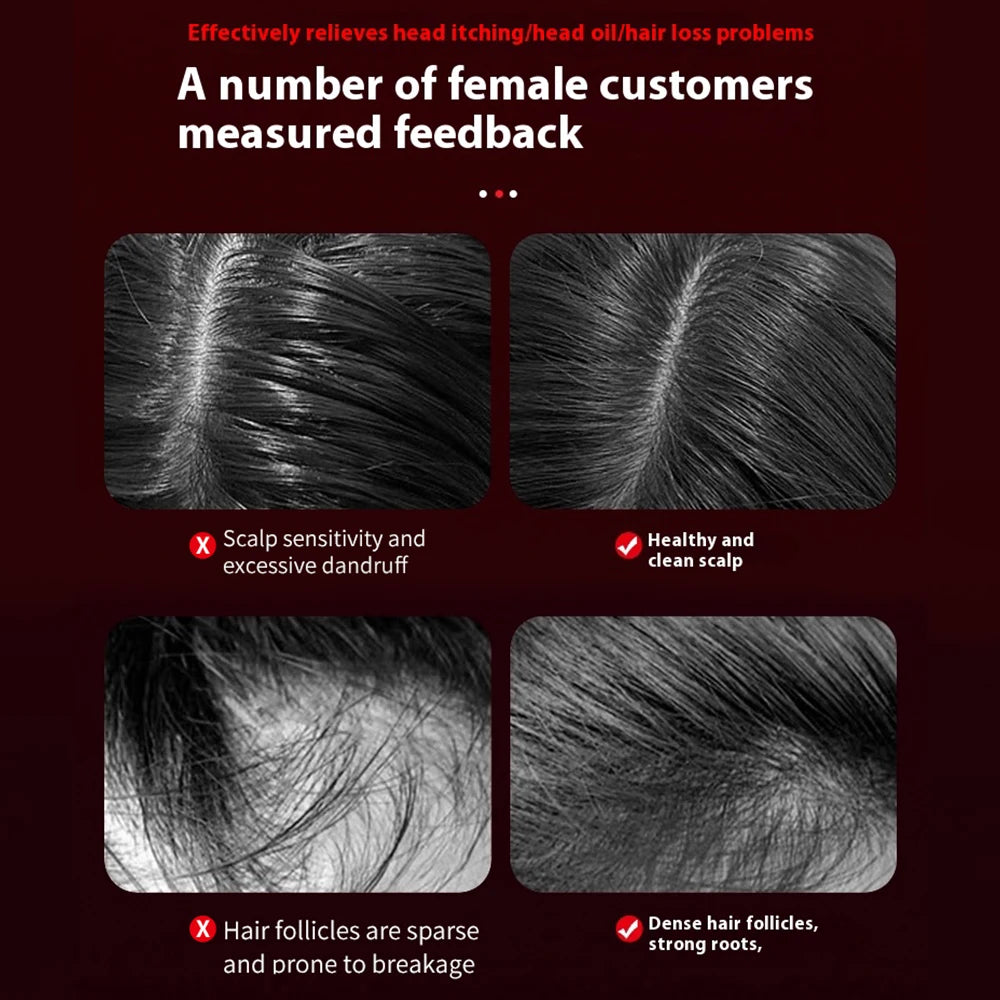 Електрическа масажна четка за скалп и коса